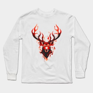 Horned Head: Meatchart Long Sleeve T-Shirt